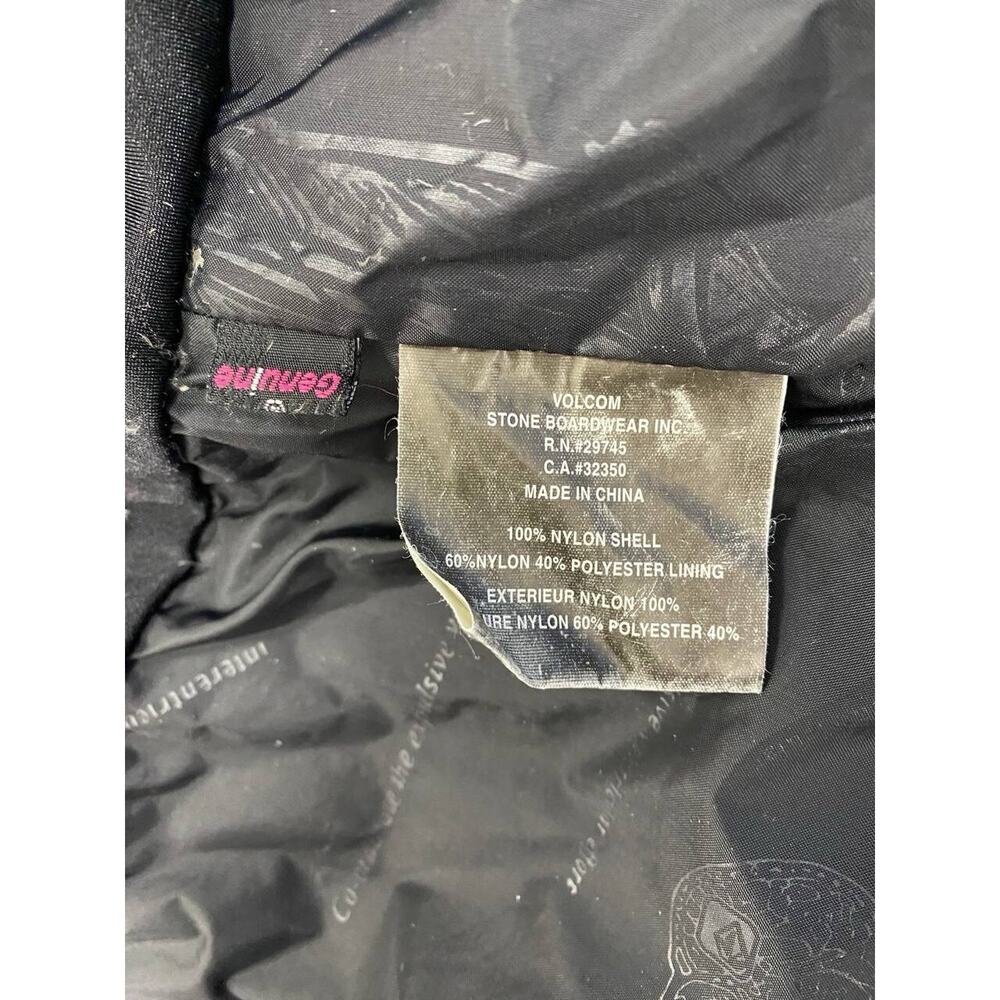 Volcom Nimbus Jacket Women Small Brown Green Ski Y2K Snowboard Waterprof A001473 - Picture 4 of 6